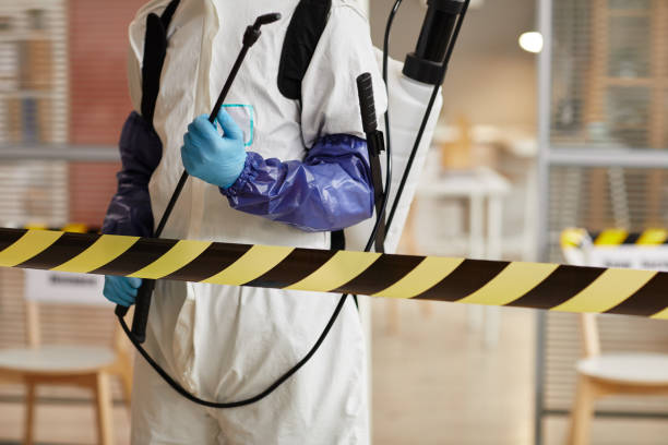 Professional Biohazard technician working in Westbury, NY